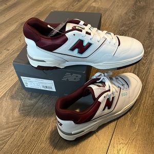 New Balance 550 - Maroon Cyan - Sz 10 - DS/BNIB